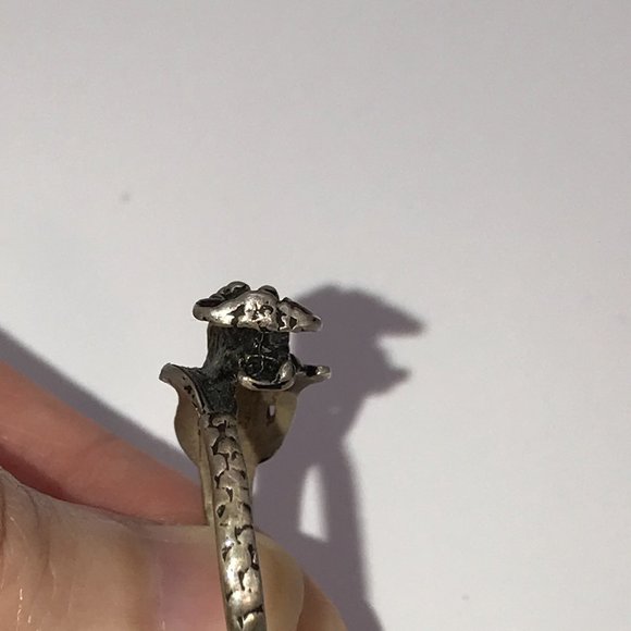 925 Sterling Silver Dragon Adjustable Ring - Etsy Sterling Silver Dragon Ring, Size 12 3/4